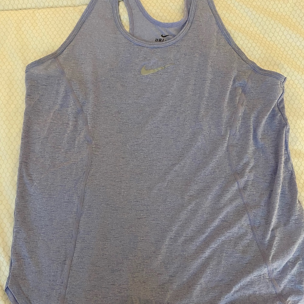 Nike size small tank never worn blue